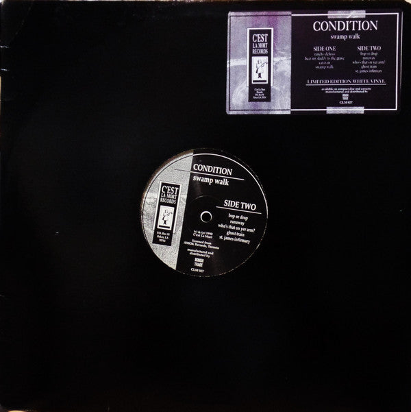 Condition ‎– Swamp Walk Vinyl LP