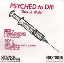 Load image into Gallery viewer, Psyched To Die ‎– Sterile Walls 7 Inch
